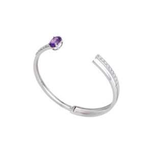 Vong tay da Amethyst 21V008NBV