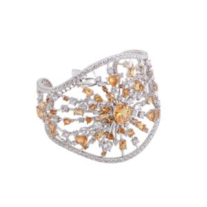 Vong tay da Citrine 21V015NMBV