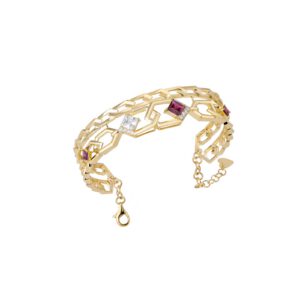 Vong tay da Rhodolite 22V043NMBV