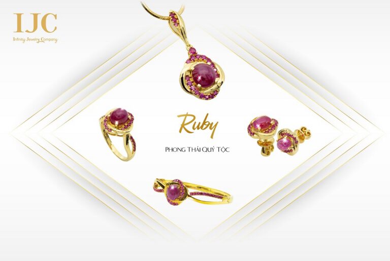 BIỂU TƯỢNG CỦA TRANG SỨC ĐÁ QUÝ THIÊN NHIÊN RUBY