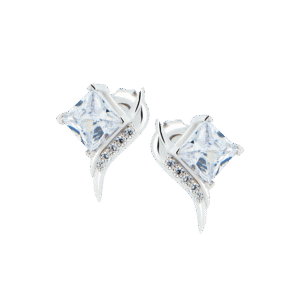 Bông tai đá CZ 21B048 27 bong tai da CZ 21B048