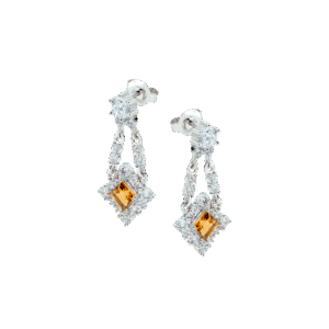 bong tai da Citrine 22B081