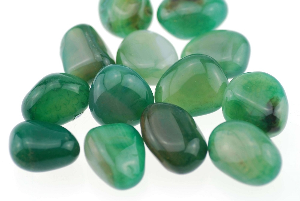 MÀU XANH LỤC ĐẶC BIỆT CỦA ĐÁ QUÝ THIÊN NHIÊN GREEN AGATE