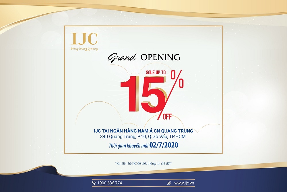 THÔNG BÁO KHAI TRƯƠNG SHOWROOM IJC QUANG TRUNG 2 THÔNG BÁO KHAI TRƯƠNG SHOWROOM IJC QUANG TRUNG