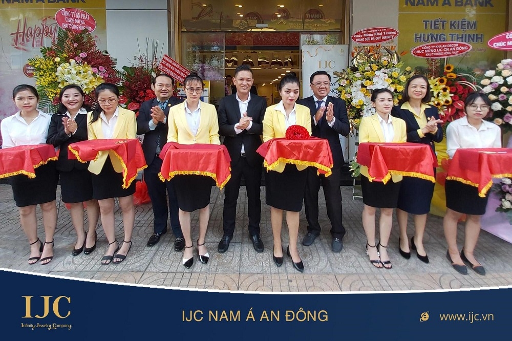 khai truong showroom ijc tai ngan hang nam a chi nhanh an dong
