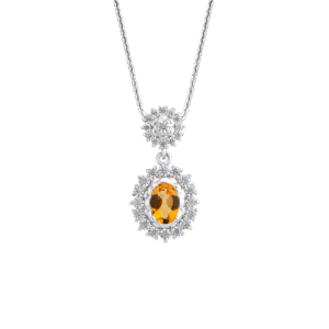 Mặt dây đá Citrine 23M139 31 mat day da Citrine 23M139