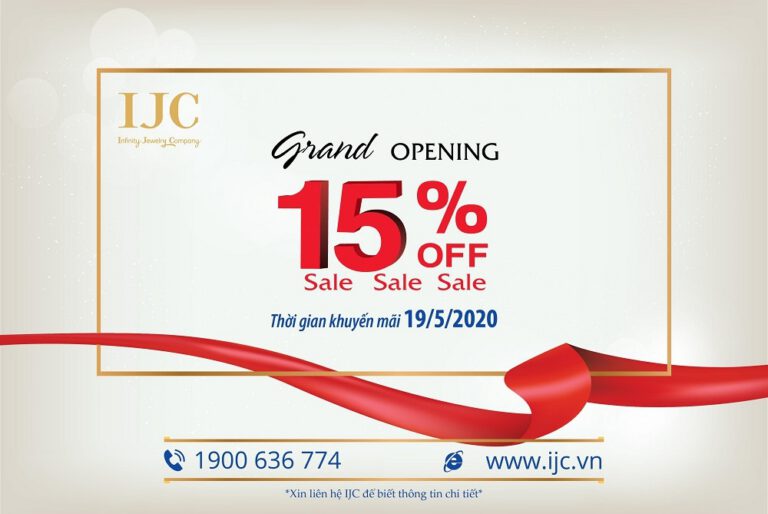 THÔNG BÁO KHAI TRƯƠNG SHOWROOM IJC HÀM NGHI 35 THÔNG BÁO KHAI TRƯƠNG SHOWROOM IJC HÀM NGHI