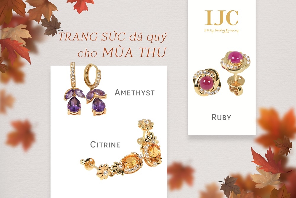 TRANG SỨC ĐÁ QUÝ DÀNH CHO MÙA THU 2 TRANG SỨC ĐÁ QUÝ DÀNH CHO MÙA THU