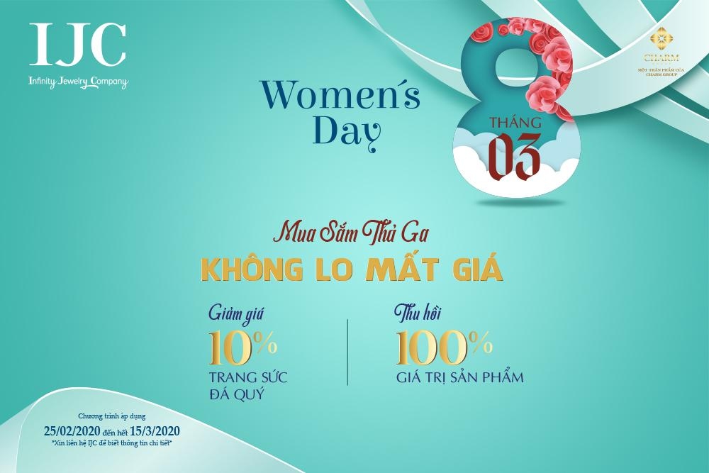 ưu đãi giảm giá 10% trang sức châu Âu