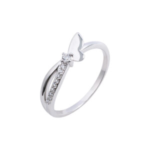 NHẪN NỮ CJ 10W11-CZ-25NS6039 27 Nhẫn nơ đính đá CZ