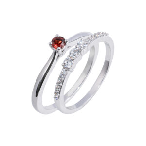 NHẪN NỮ CJ 10W11-GA-25NS6038 25 Nhẫn đôi vàng trắng