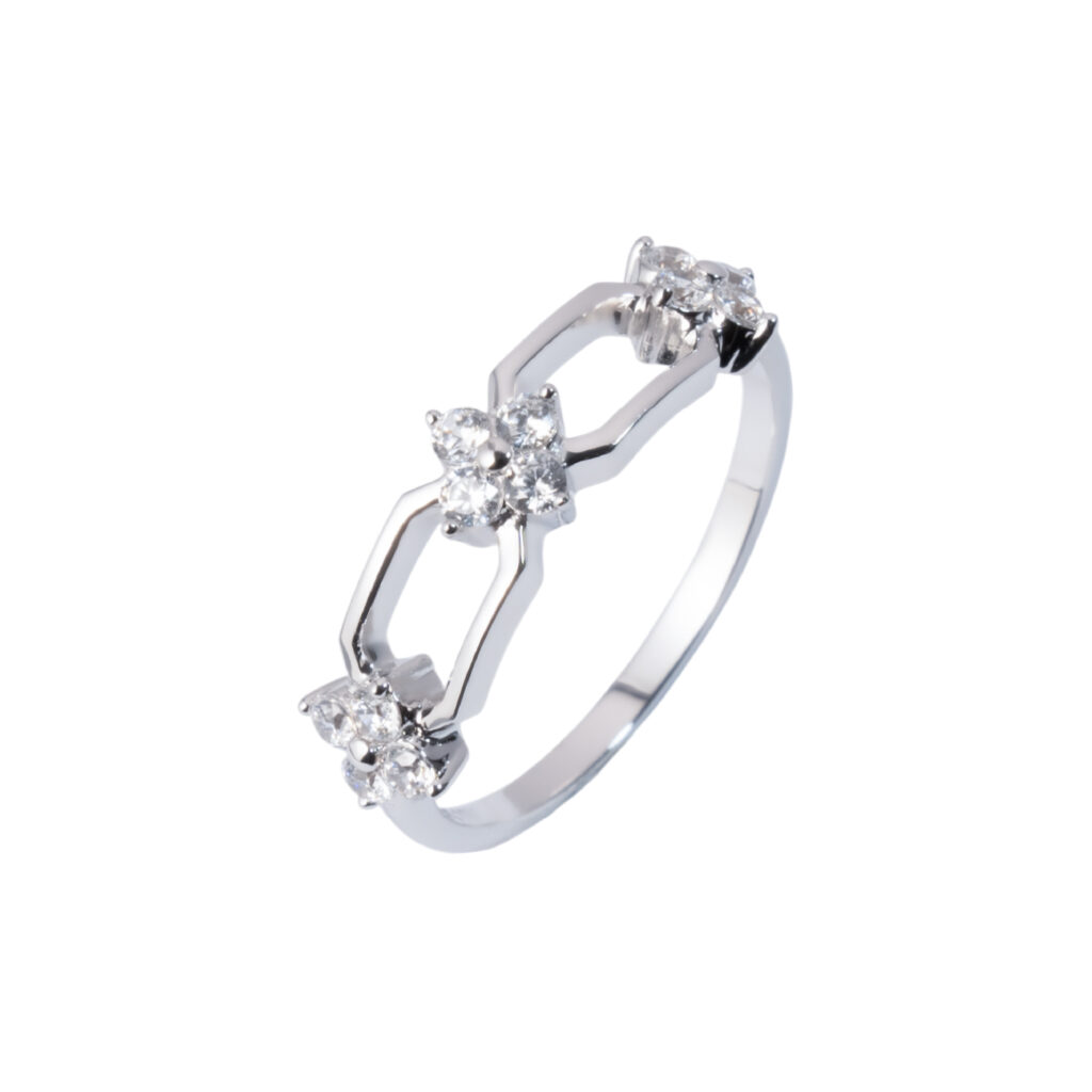 Nhẫn nữ đính đá CZ