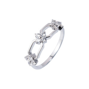 NHẪN NỮ CJ-25NS4069 10 Nhẫn nữ đính đá CZ