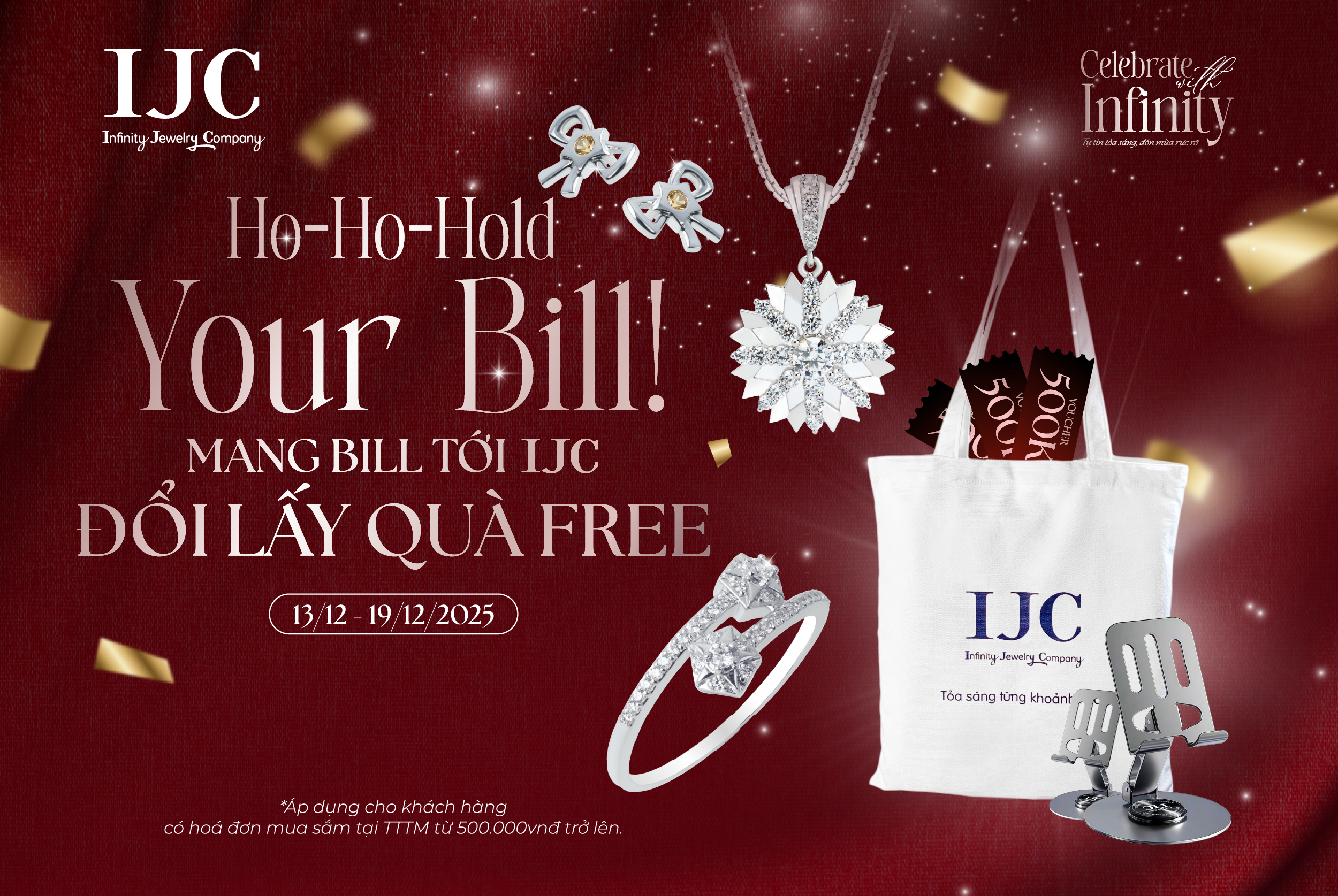 🎁 HO–HO–HOLD YOUR BILL! MANG BILL TỚI IJC, ĐỔI LẤY QUÀ FREE 1 BANNER BAI VIET 1