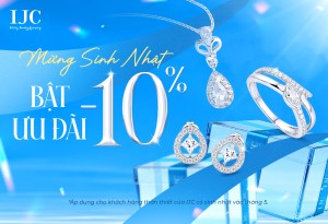 MỪNG SINH NHẬT – BẬT NGAY ƯU ĐÃI 1O%