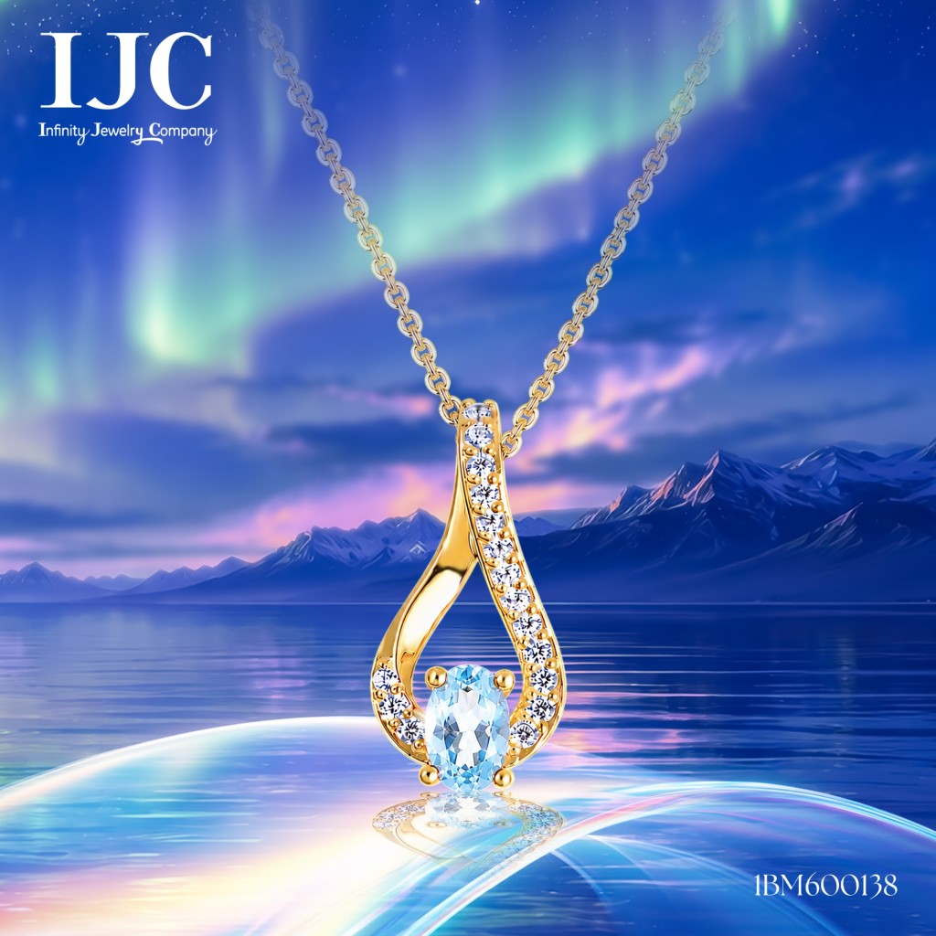 Thần Số Học Là Gì? Cách Tính Và Hướng Dẫn Chọn Trang Sức Theo Thần Số Học 3 đá topaz swiss xanh lam nhạt phù hợp cho số chủ đạo 2,