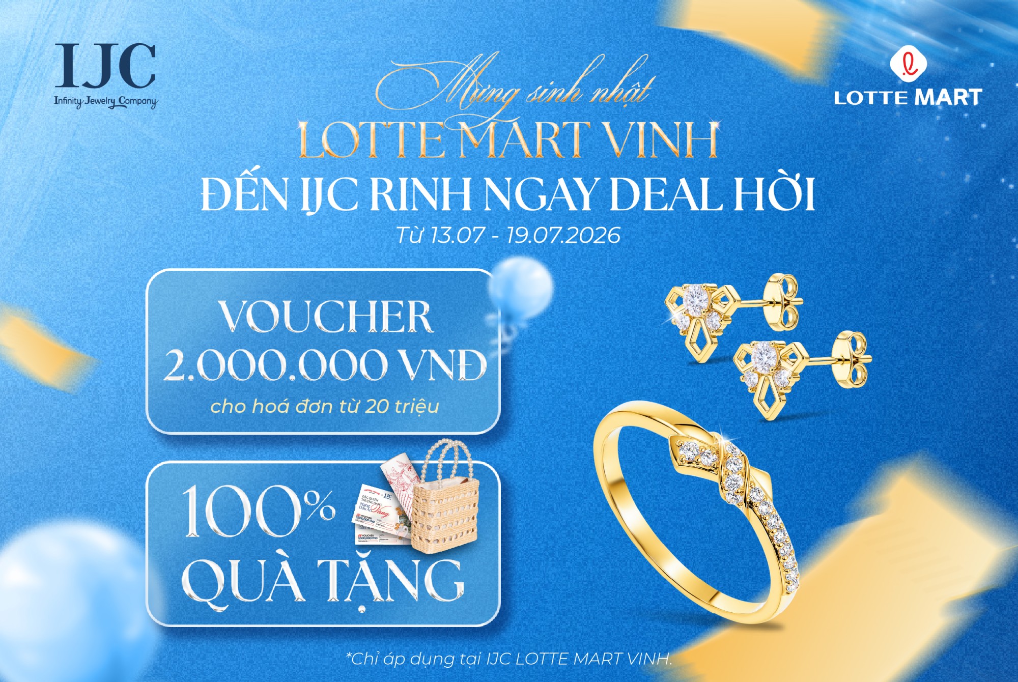MỪNG SINH NHẬT LOTTE MART VINH - ĐẾN IJC RINH NGAY DEAL HỜI! 1 BANNER BAI VIET WEB
