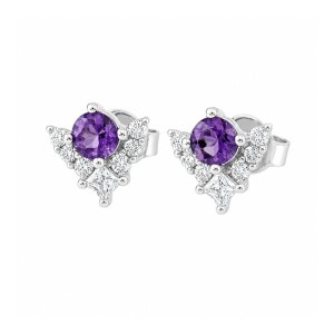 BÔNG TAI CJ 26BT1002 1 Bong tai cach dieu da Amethyst va CZ IJC