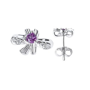 BÔNG TAI CJ 25BT1.016NMB 3 Bong tai no dinh da Amethyst