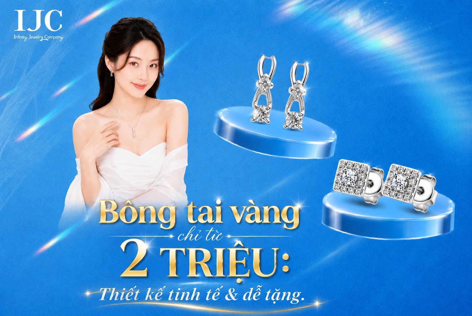 Bông tai vàng chỉ từ 2 triệu: gợi ý thiết kế tinh tế, dễ tặng 1 Bông tai vàng chỉ từ 2 triệu gợi ý thiết kế tinh tế, dễ tặng,