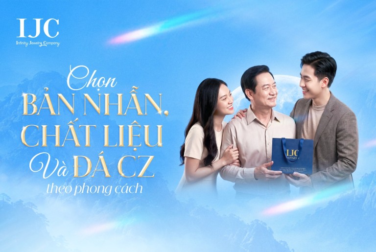 Chọn bản nhẫn, chất liệu và đá CZ theo phong cách ,