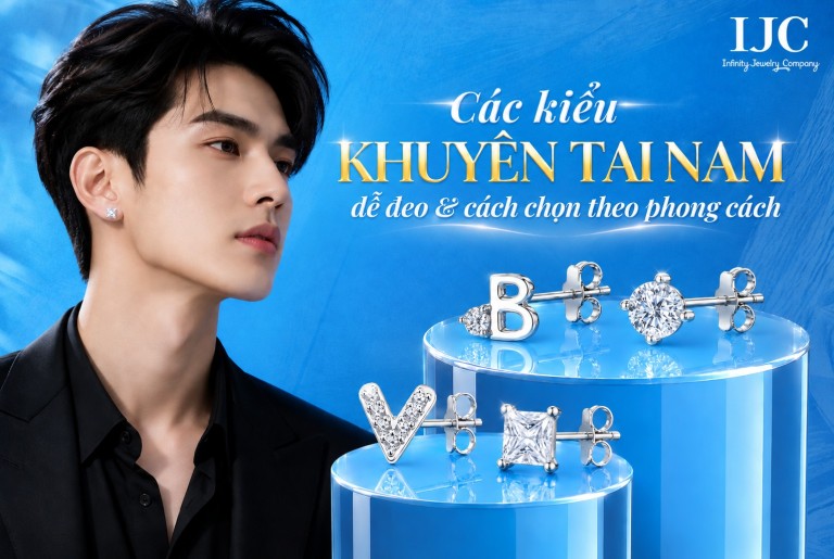 Khuyên tai nam: Các kiểu dễ đeo và cách chọn theo phong cách 1 Khuyên tai nam các kiểu dễ đeo và cách chọn theo phong cách,