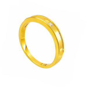 NHẪN CƯỚI NAM CJ 26KNC1.009 18 Nhan cuoi nam da CZ