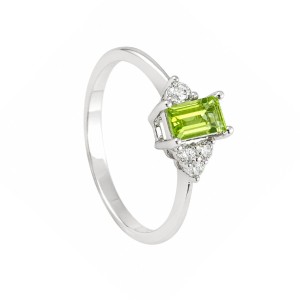NHẪN NỮ CJ 25NS1193 12 Nhan da Peridot chu nhat IJC