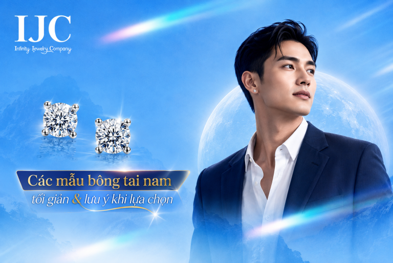 Bông tai nam các thiết kế tối giản và lưu ý khi lựa chọn