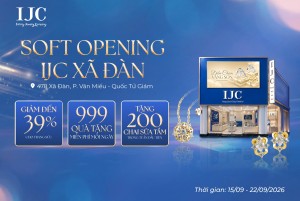 SOFT OPENING IJC XÃ ĐÀN: ƯU ĐÃI ĐẾN 39% KÈM QUÀ TẶNG MIỄN PHÍ MỖI NGÀY