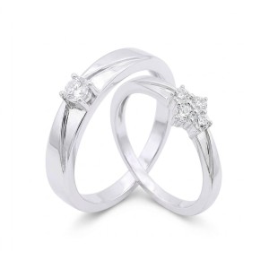 NHẪN CƯỚI 027NC 2 Nhan cuoi da cz IJC 5