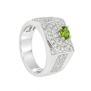 NHẪN NAM CJ 26NN2012 15 Nhan nam da peridot 1