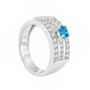 NHẪN NAM CJ 26NN2011 20 Nhan nam da swiss topaz