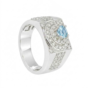 NHẪN NAM CJ 26NN2012 12 Nhan nam dinh da Swiss Topaz