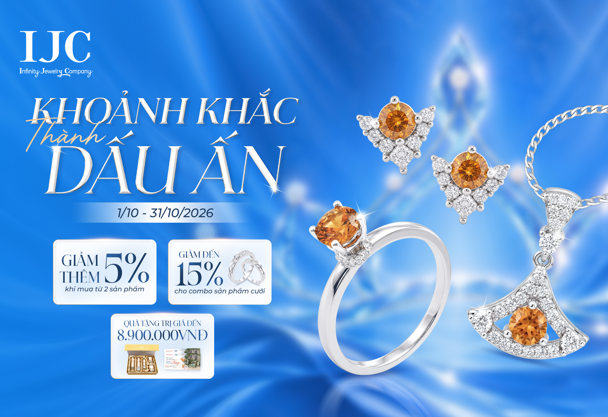 ✨ KHOẢNH KHẮC THÀNH DẤU ẤN - TÔN VINH THÁNG CỦA NÀNG 1 chương trình khuyến mãi tháng 10 banner