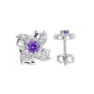 BÔNG TAI CJ 26BT1.001MBL 5 Bong tai da amethyst IJC