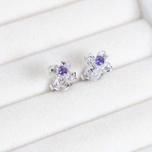 Trang sức IJC - Trang sức đá quý cao cấp 96 Bong tai da amethyst IJC 2