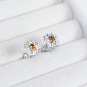 Trang sức IJC - Trang sức đá quý cao cấp 85 Bong tai da citrine IJC 1 2