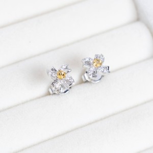 Trang sức IJC - Trang sức đá quý cao cấp 99 Bong tai da citrine IJC 1