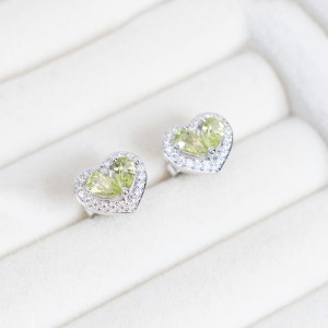 Trang sức IJC - Trang sức đá quý cao cấp 105 Bong tai da peridot IJC