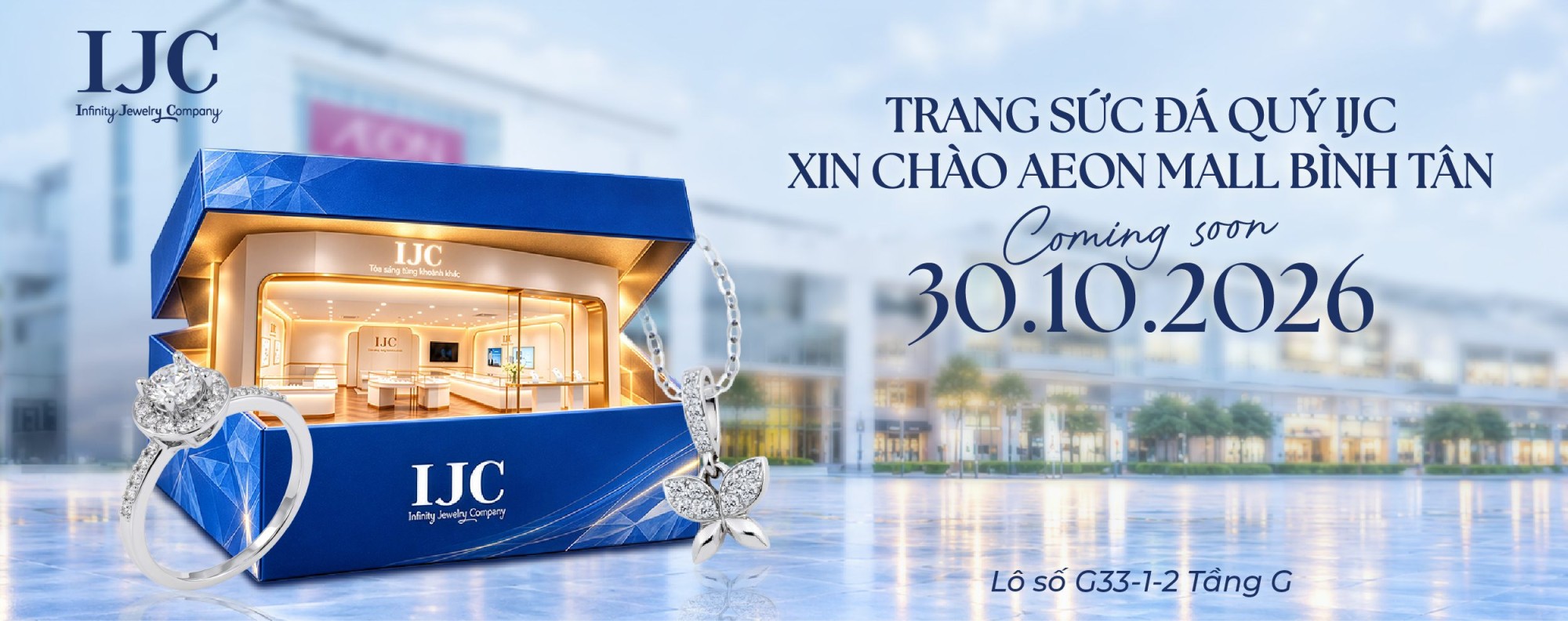Trang sức IJC - Trang sức đá quý cao cấp 51 Khai truong IJC. aeon binh tan