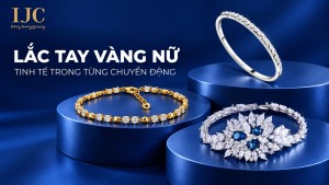 Lắc tay vàng nữ, vòng tay đính đá tinh tế | IJC
