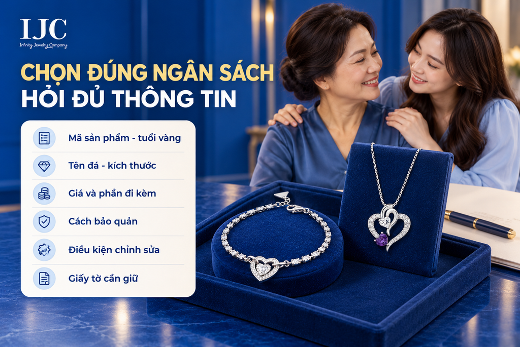 Quà 20/10 cho mẹ: Trang sức hợp gu, dễ đeo | IJC 5 chon qua cho me dip le